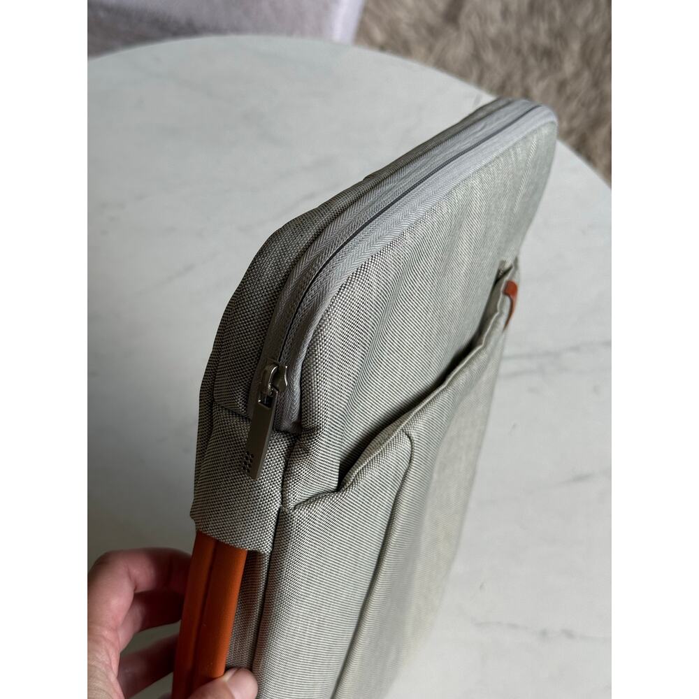 Lacdo 15-15.6” Laptop Sleeve Case Gray Shockproof Water Resistant Carrying Bag - Picture 5 of 9